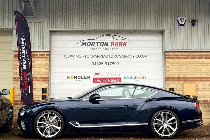 Used Bentley Continental 635 HP (467 kW) 2018 Blue Coupe