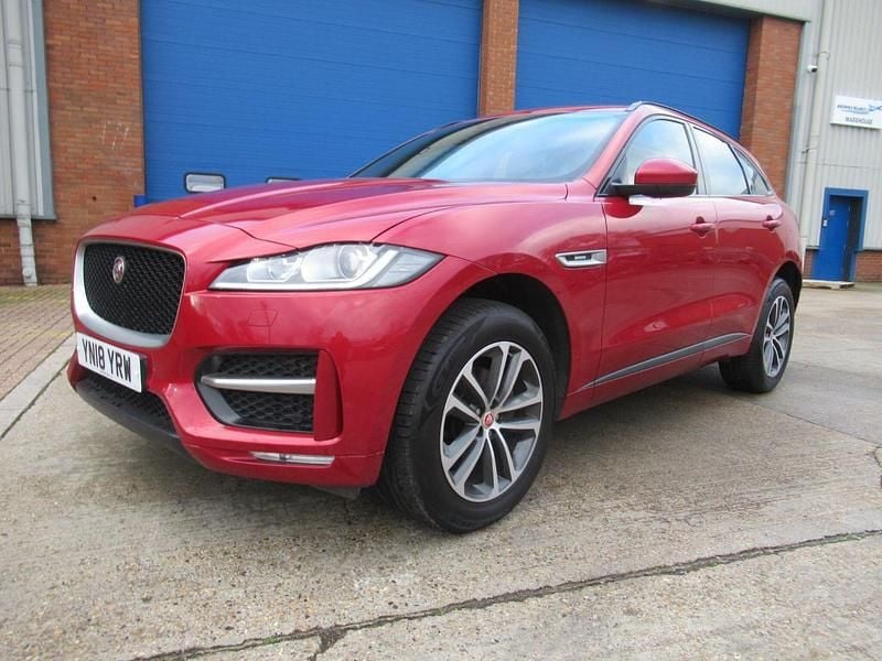 Used Jaguar F-Pace R-Sport 2018 Red SUV