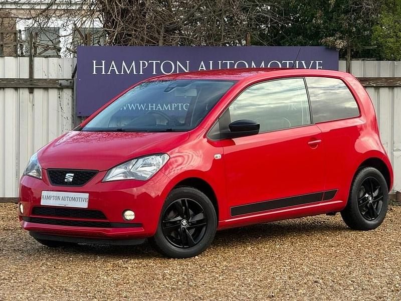Used Seat Mii Design 60 HP (44 kW) 2017 Red Hatchback