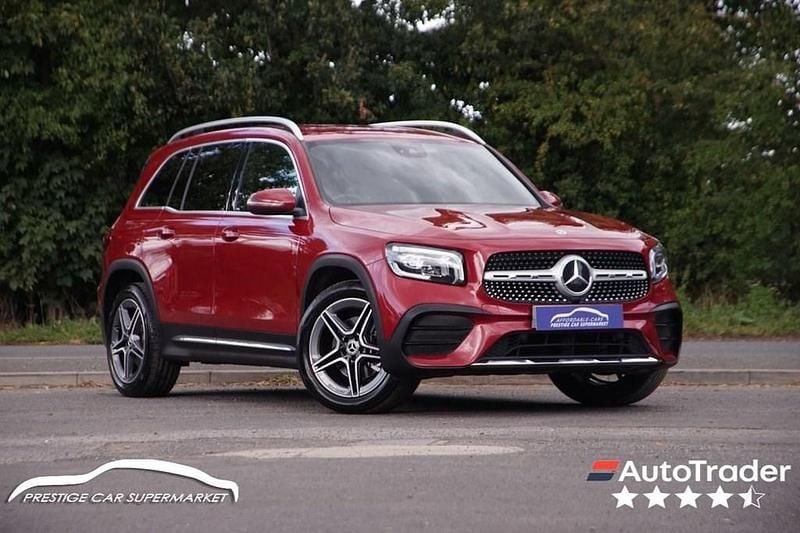 Red Used 2021 Mercedes GLB200 AMG line SUV | £19,499 (Good price) - Image 1/4