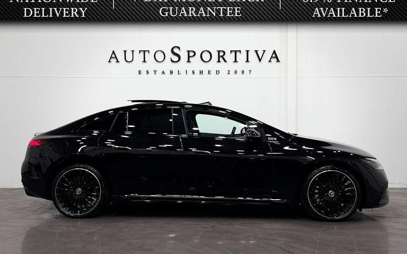 Used Mercedes EQE350 AMG line 214 kW (292 HP) 2024 Black Sedan