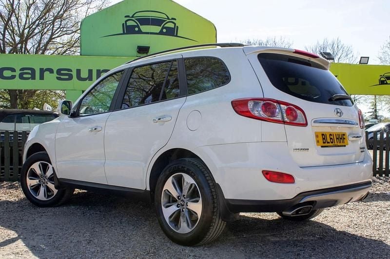 Used Hyundai Santa Fe Premium 194 HP (142 kW) 2012 White SUV