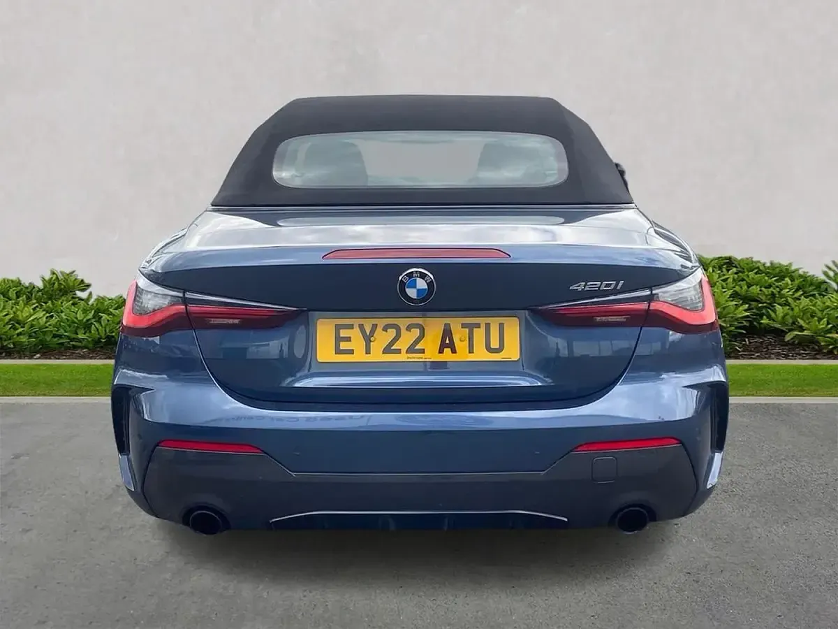 Used BMW 420 M Sport 184 HP (135 kW) 2022 Blue Cabriolet