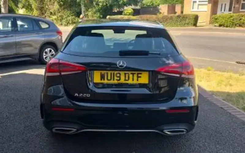 Used Mercedes A220 AMG Line Premium 190 HP (139 kW) 2019 Black Hatchback