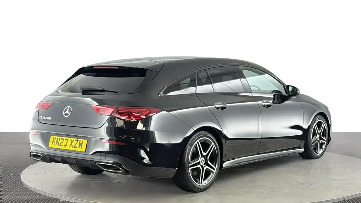 Used Mercedes CLA200 Shooting Brake AMG line 163 HP (119 kW) 2023 Black Estate