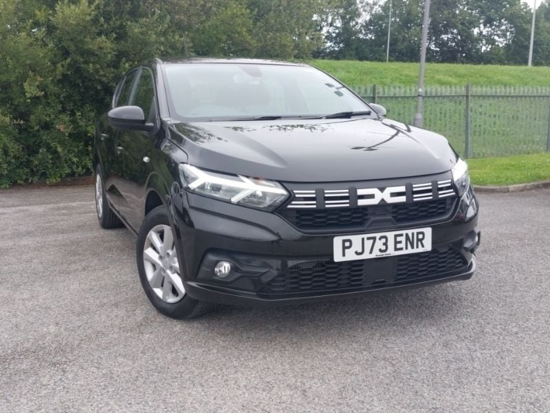 Black Used 2023 Dacia Sandero Expression Hatchback | £12,998 (Fair price) - Image 1/4