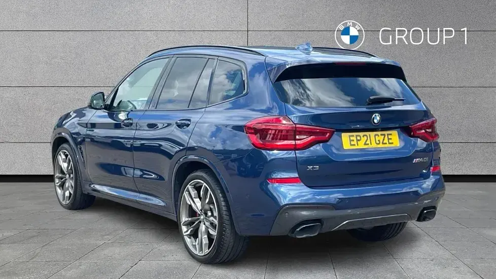 Used BMW X3 M Sport 360 HP (264 kW) 2021 Blue SUV