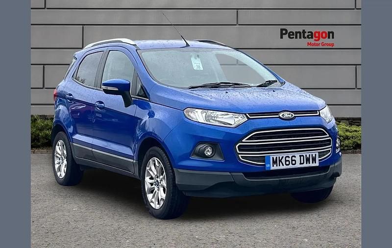 Used Ford Ecosport Zetec 123 HP (90 kW) 2016 Blue SUV