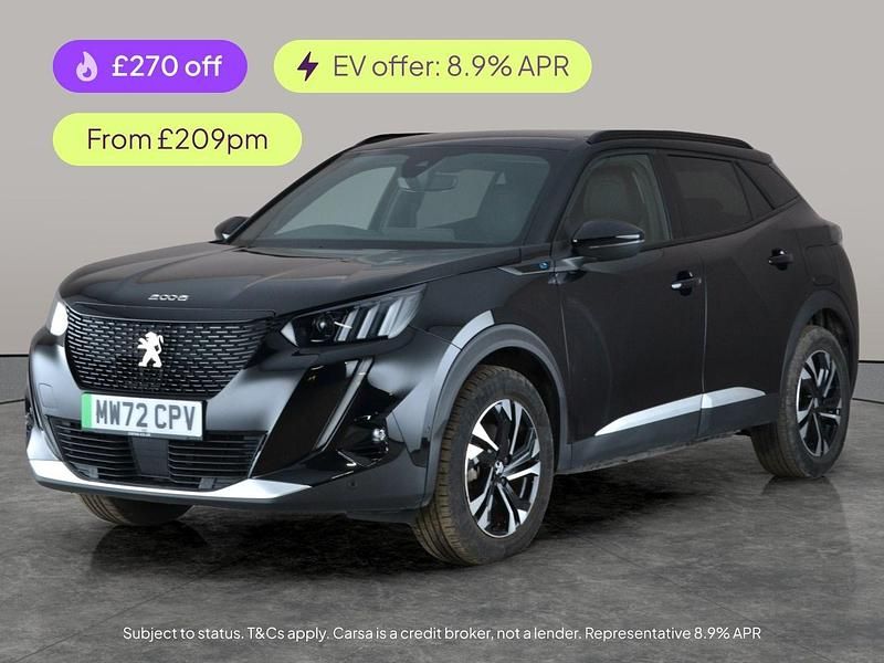 Black Used 2022 Peugeot 2008 GTi SUV | £13,864 (Good price) - Image 1/3