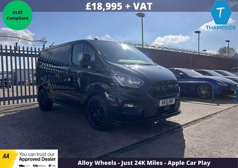 Used Ford Transit Custom Limited 130 HP (95 kW) 2021 Black Van