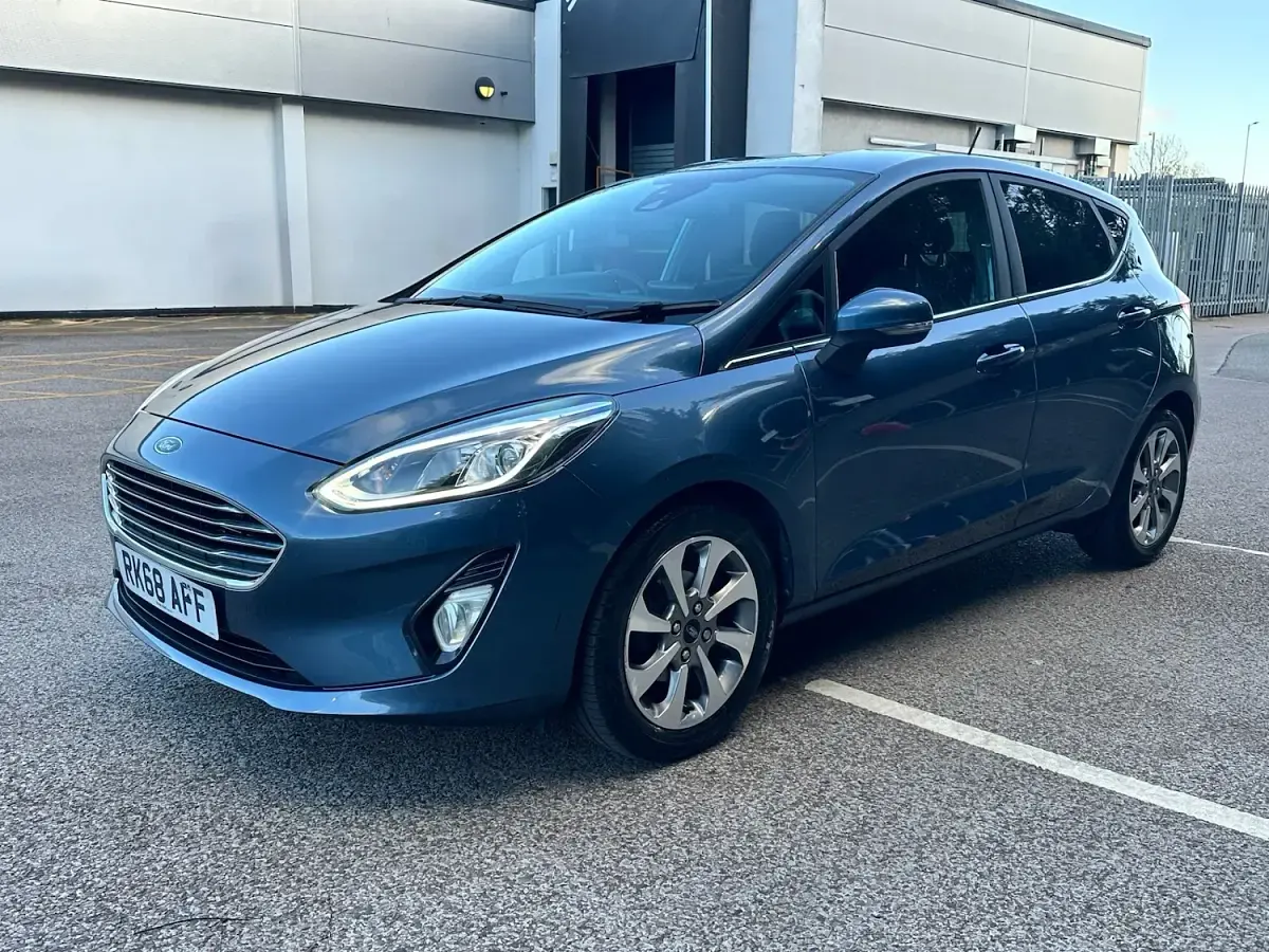 Used Ford Fiesta Titanium 2018 Blue Hatchback