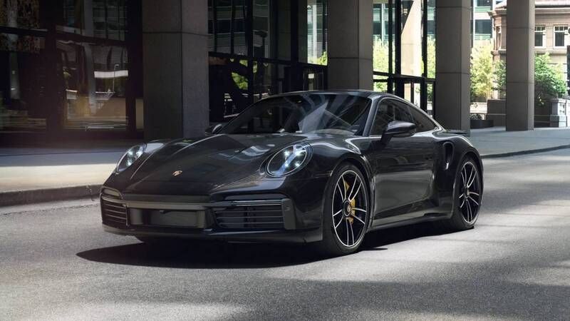 Jet black metallic Used 2023 Porsche 911 Turbo S | £167,490 (Fair price) - Image 1/4