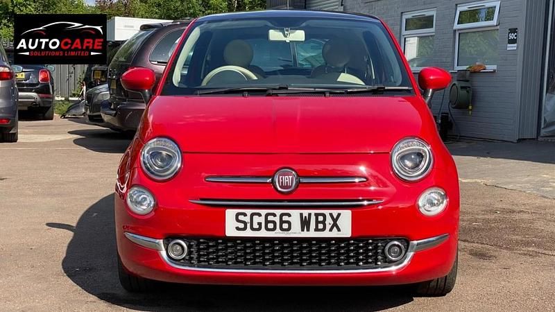 Red Used 2016 Fiat 500 Lounge Hatchback | £5,500 (Fair price) - Image 1/4