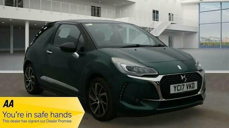 Green Used 2017 DS Automobiles DS3 Prestige Hatchback | £5,495 (Good price) - Image 1/3