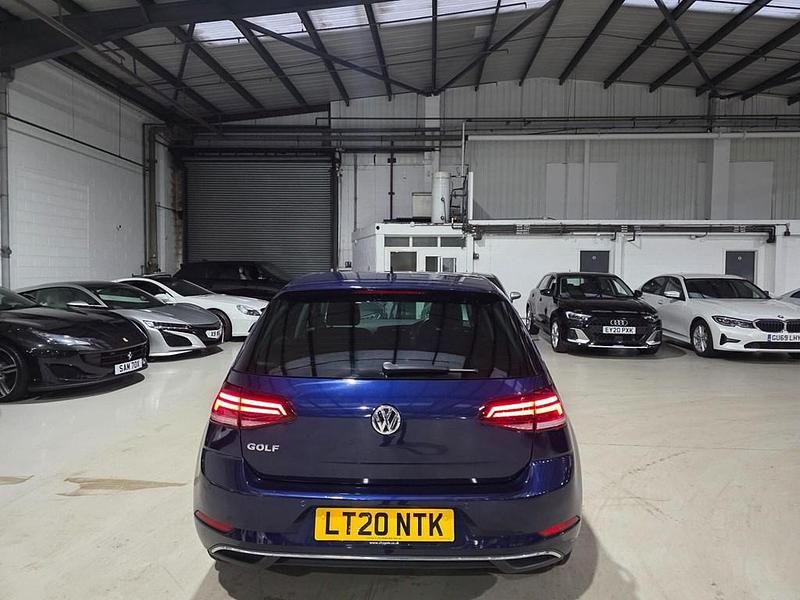 Used VW Golf VII Edition 150 HP (110 kW) 2020 Blue Hatchback