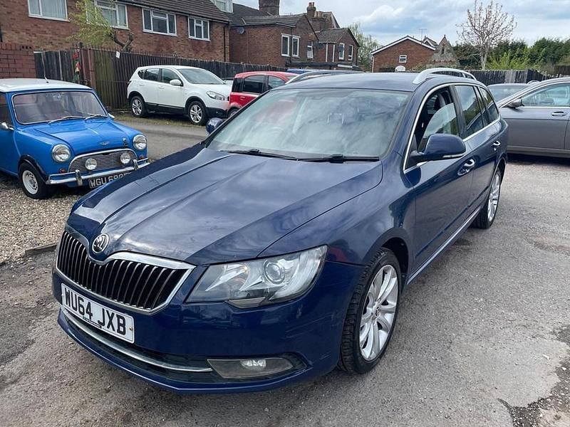 Used Skoda Superb Business Line 140 HP (102 kW) 2014 Blue Estate