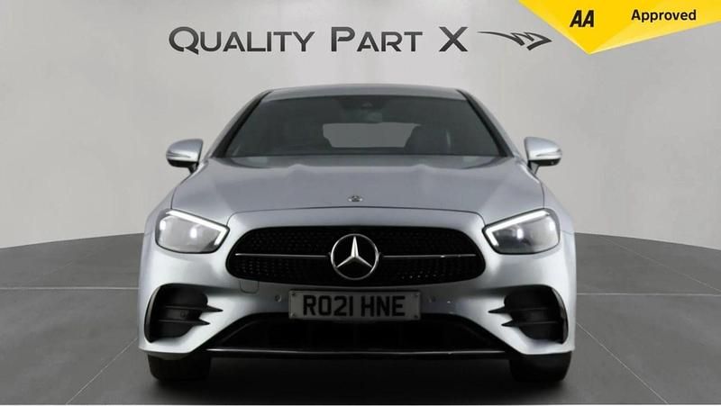 Used Mercedes E220 AMG line 2021 Silver Coupe