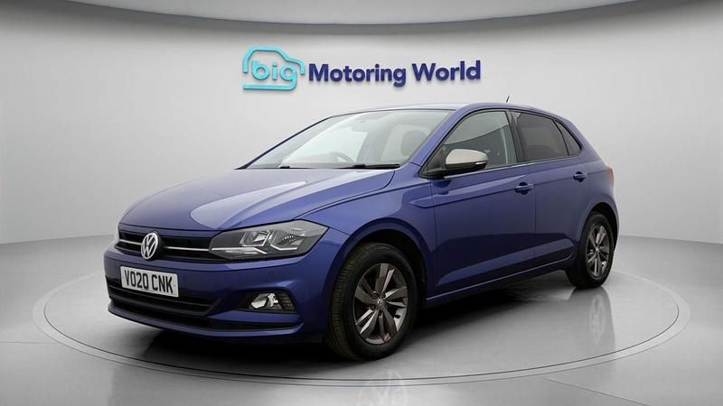Used VW Polo Match 95 HP (69 kW) 2020 Blue Hatchback