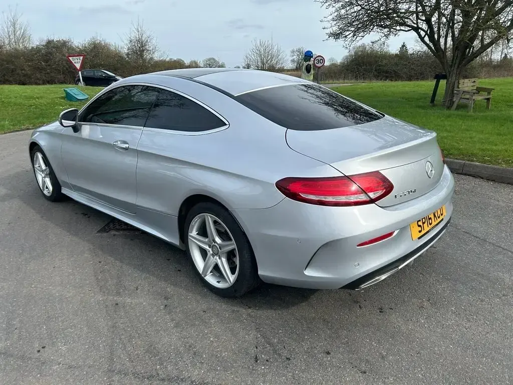 Used Mercedes C220 AMG line 2016 Silver Coupe