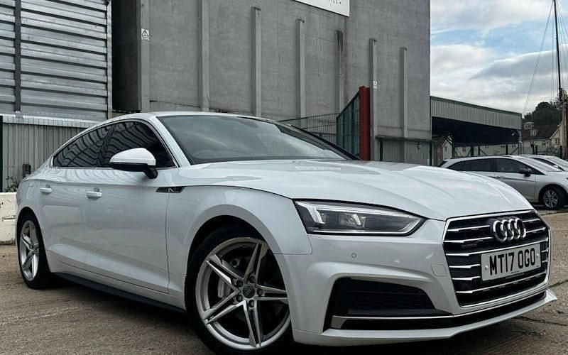 Used Audi A5 Sportback S-Line 218 HP (160 kW) 2017 White Hatchback