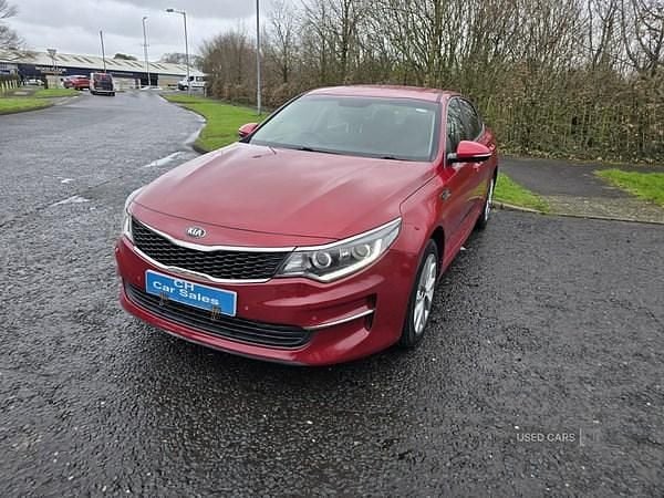 Red Used 2017 Kia Optima Sedan | £6,690 (Expensive) - Image 1/4