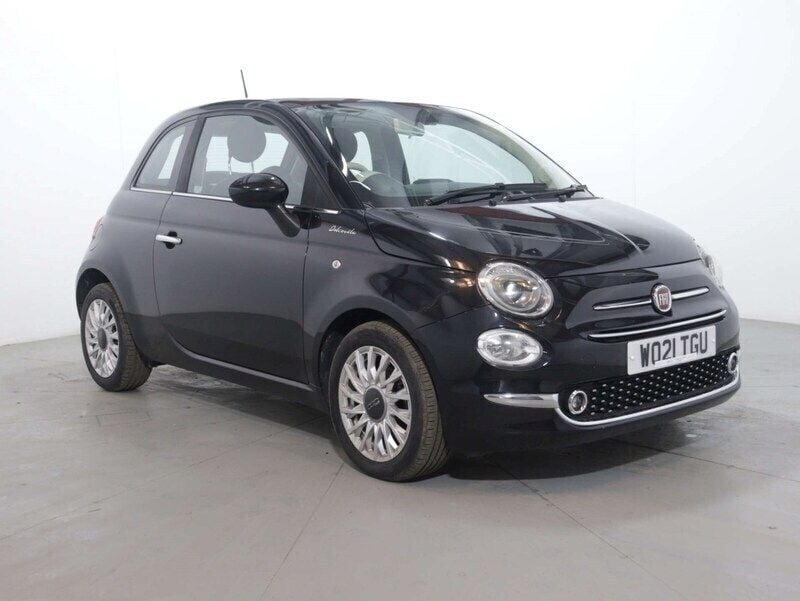 Black Used 2021 Fiat 500 Dolcevita Hatchback | £6,000 (Good price) - Image 1/1