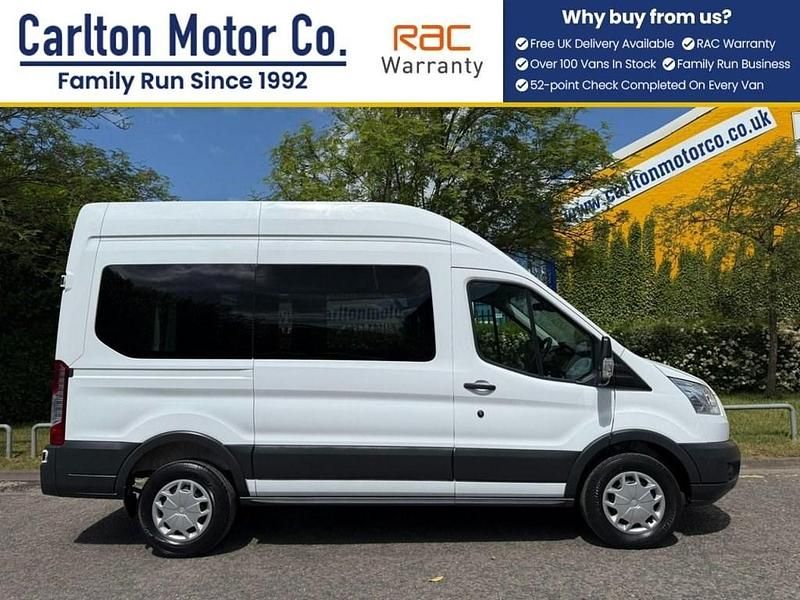 Used Ford Transit 130 HP (95 kW) 2018 White Van