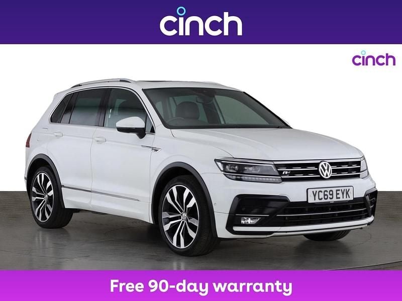 White Used 2019 VW Tiguan R-line SUV | £19,349 (Fair price) - Image 1/3