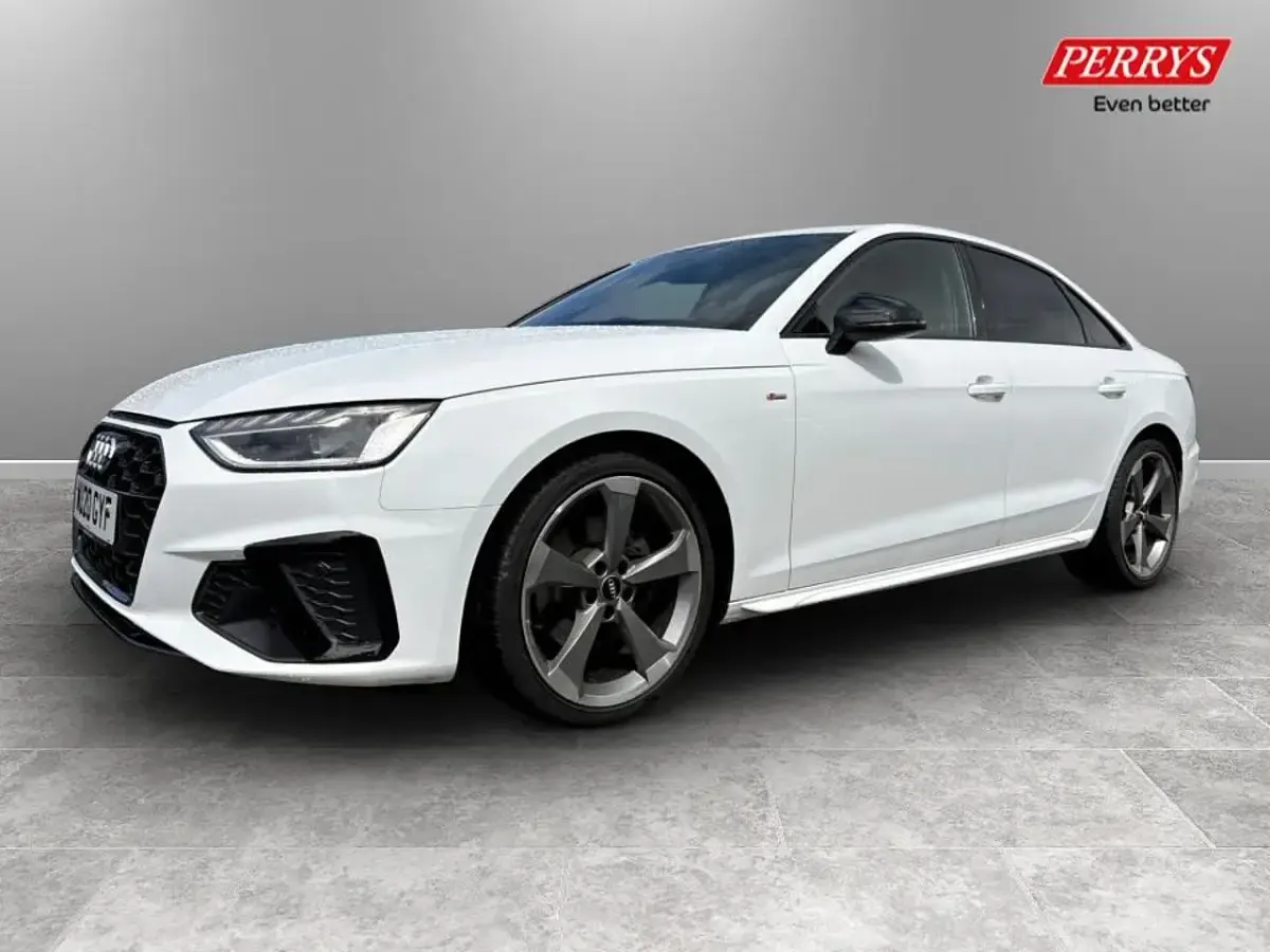 Used Audi A4 Black Edition 161 HP (118 kW) 2020 White Sedan