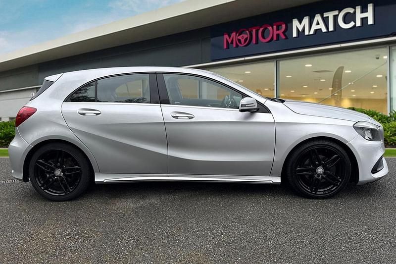 Used Mercedes A200 AMG line 2017 Silver Hatchback