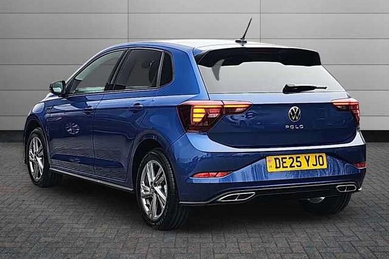 Used VW Polo R-line 115 HP (84 kW) 2025 Blue Hatchback