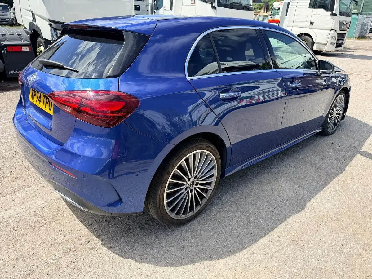 Used Mercedes A200 AMG Line Premium Plus 163 HP (119 kW) 2024 Blue Hatchback