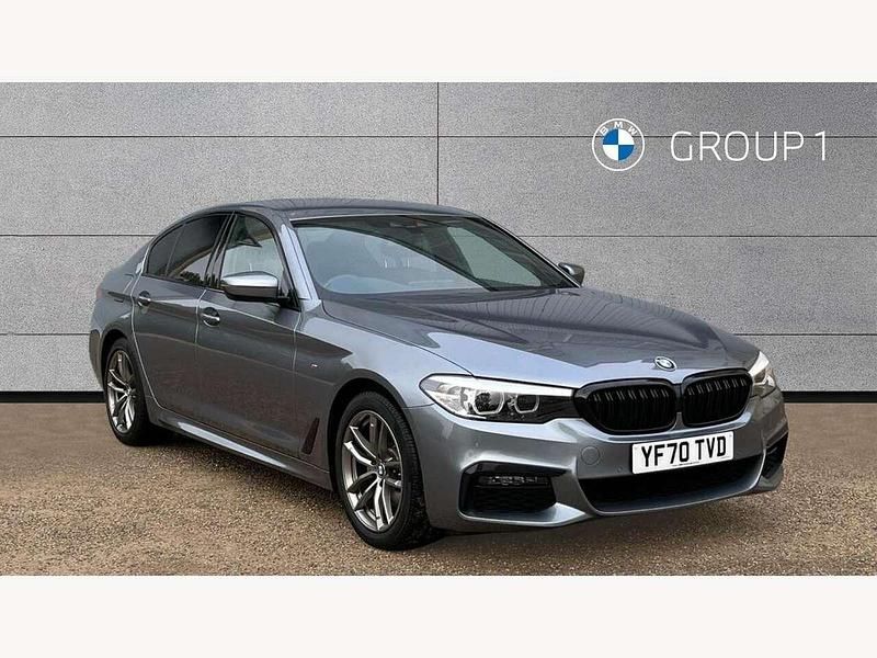 Blue Used 2020 BMW 520 M Sport Sedan | £21,995 (Fair price) - Image 1/4