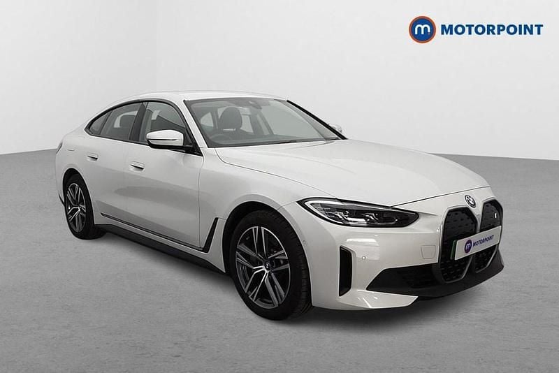 White Used 2023 BMW i4 Sport Line Sedan | £25,149 (Good price) - Image 1/4
