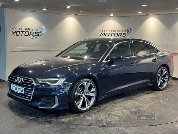 Used Audi A6 S-Line 204 HP (150 kW) 2022 Blue Sedan
