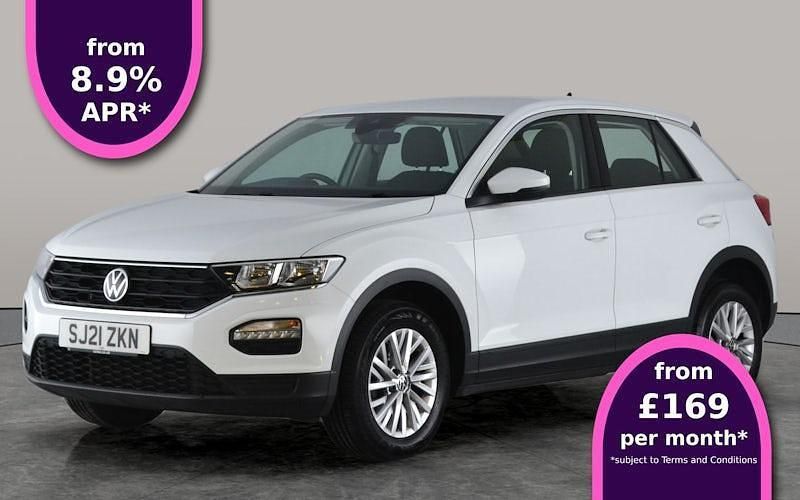 White Used 2021 VW T-Roc S SUV | £13,246 (Good price) - Image 1/3
