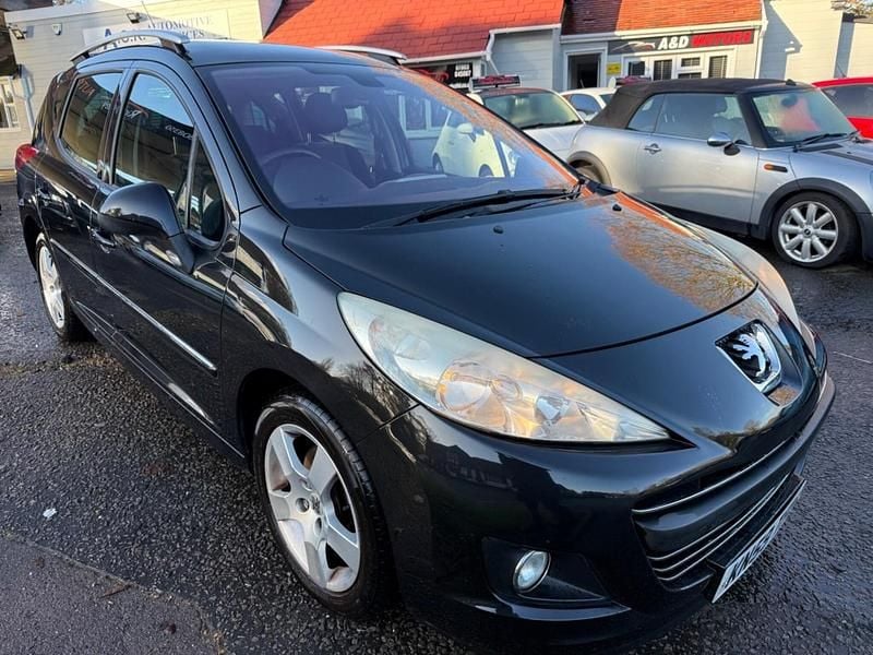 Black Used 2009 Peugeot 207 Sport Estate | £2,495 (Fair price) - Image 1/4