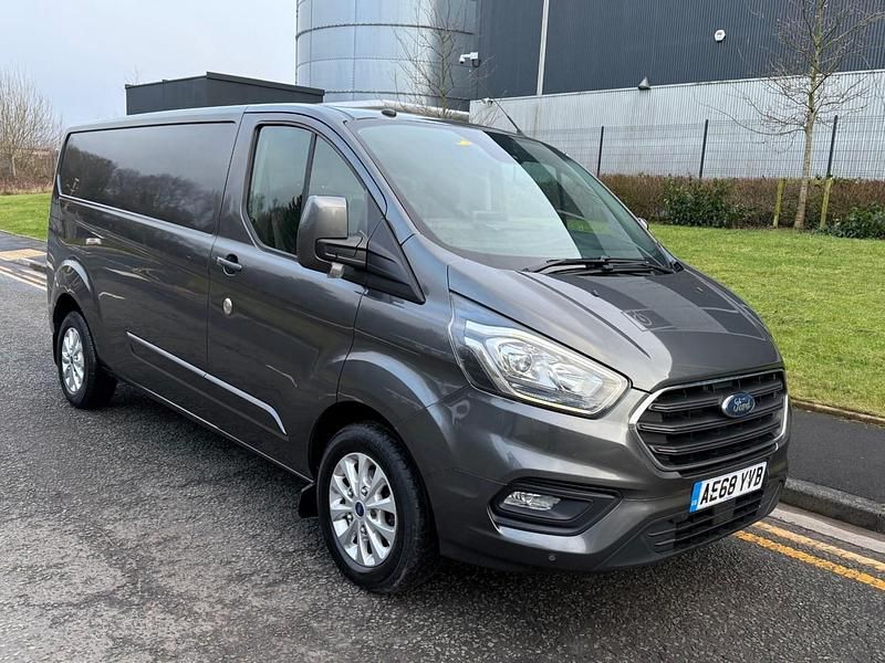 Grey Used 2018 Ford Transit Custom Limited Van | £10,995 (Expensive) - Image 1/4