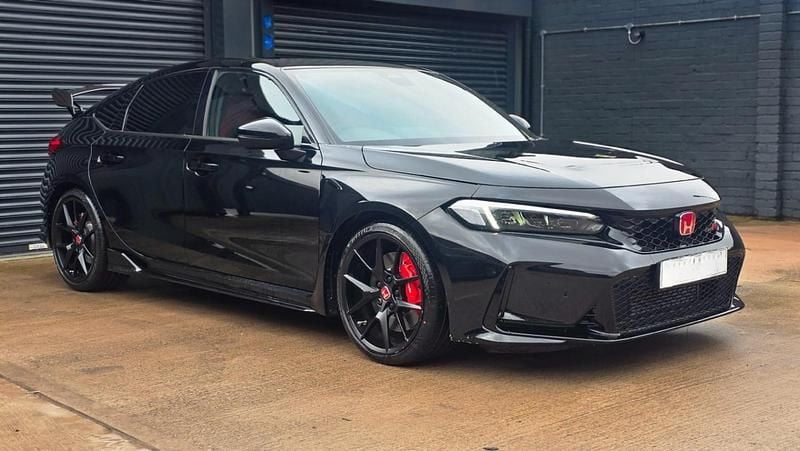 Ny Honda Civic Type R 2025 Svart Halvkombi