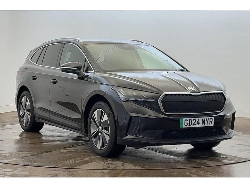 Black magic pearl effect Used 2024 Skoda Enyaq iV SUV | £27,998 - Image 1/4