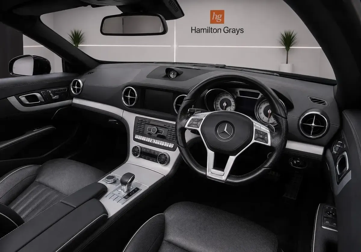Used Mercedes SL500 AMG 428 HP (314 kW) 2015 Black Cabriolet