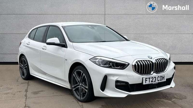 White Used 2023 BMW 118 M Sport Hatchback | £21,990 (Good price) - Image 1/4