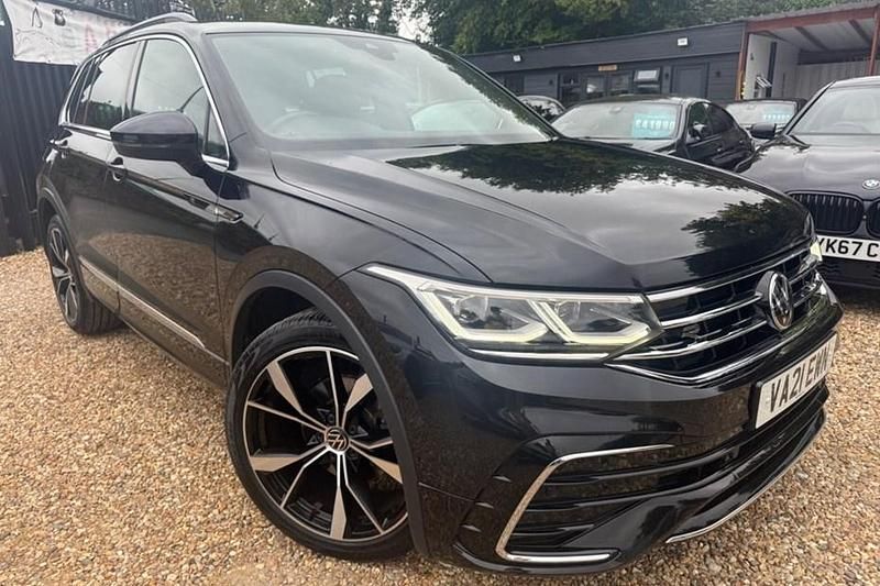 Used VW Tiguan R-line 150 HP (110 kW) 2021 Black SUV