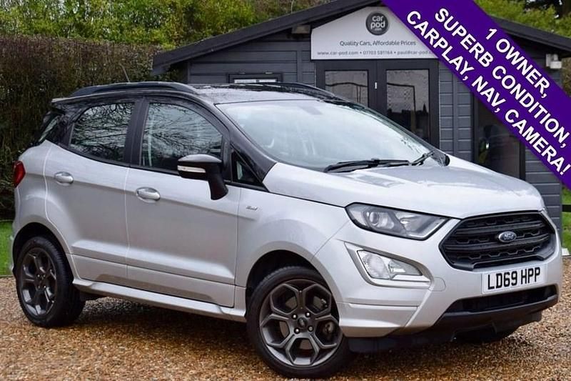 Used Ford Ecosport ST-Line 125 HP (91 kW) 2019 Silver SUV