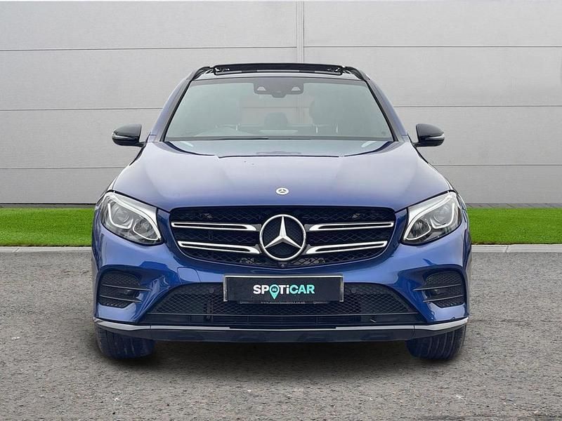 Used Mercedes GLC250 AMG line 201 HP (147 kW) 2017 Blue SUV