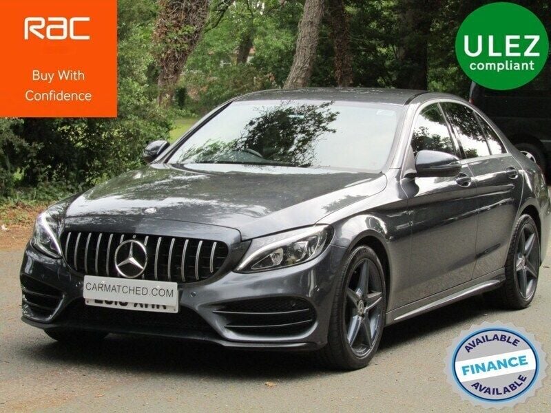 Grey Used 2016 Mercedes C200 AMG line Sedan | £8,995 - Image 1/4