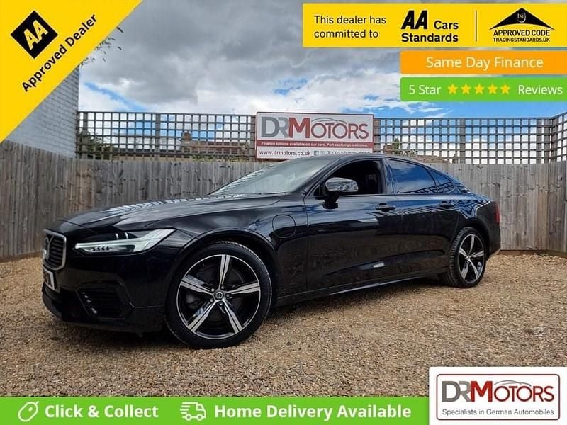 Black Used 2020 Volvo S90 R-Design Sedan | £21,240 (Good price) - Image 1/4