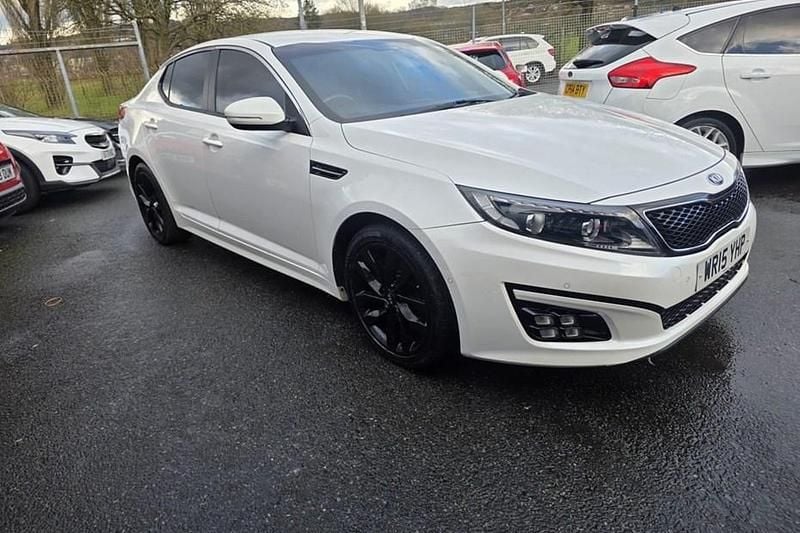 Used Kia Optima 2015 White Sedan