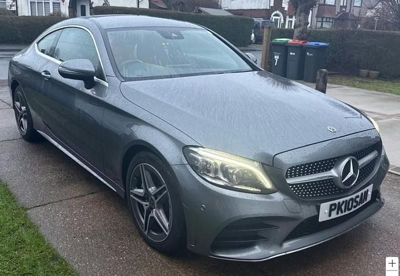 Used Mercedes C300 AMG Line Premium 258 HP (189 kW) 2019 Grey Coupe