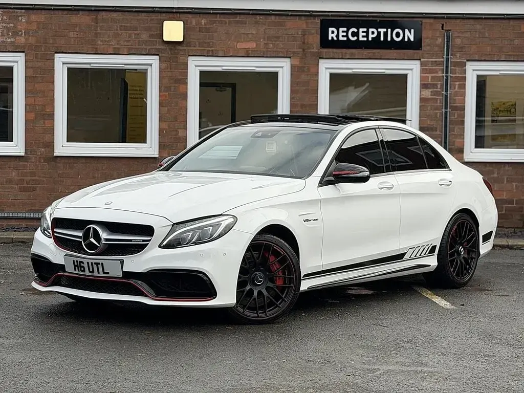 Used Mercedes C63S AMG AMG Edition 1 2015 White Sedan